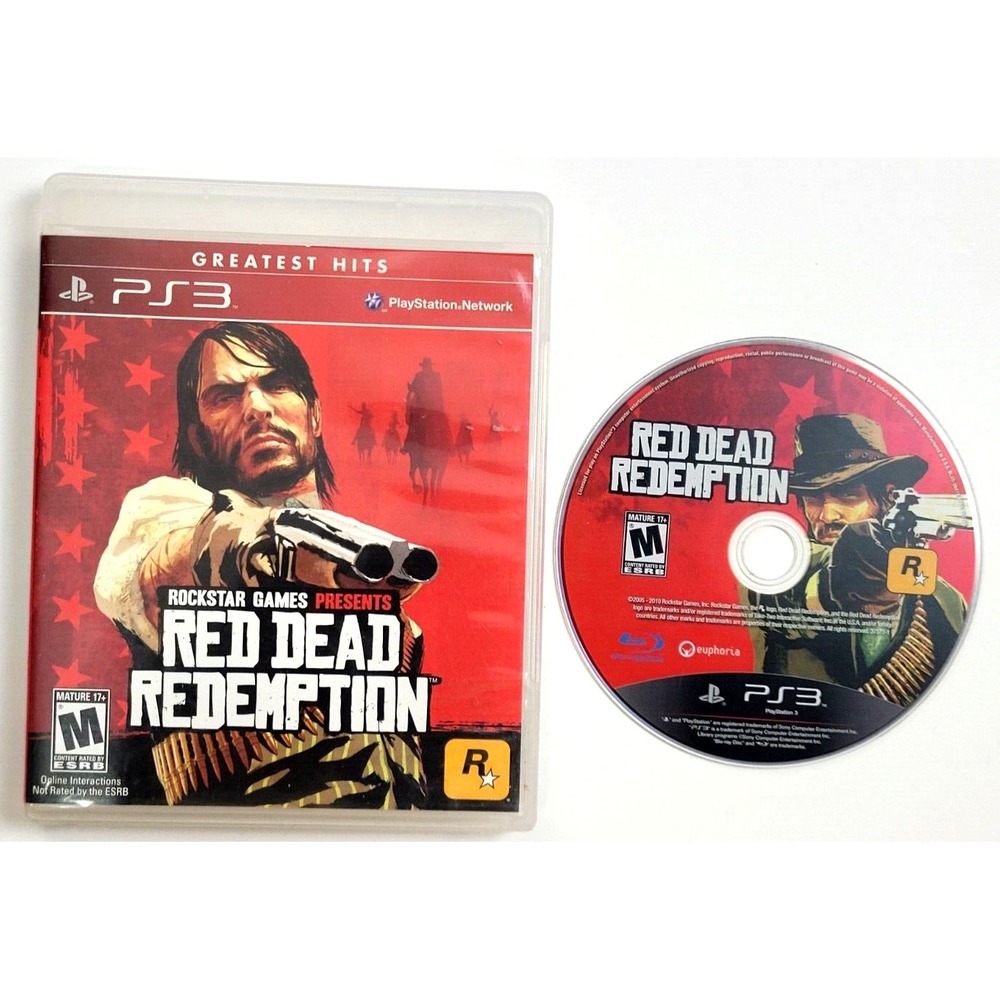 RED DEAD REDEMPTION -  PS3 GAME - PLAYSTATION‎ 3 GAME & CASE!